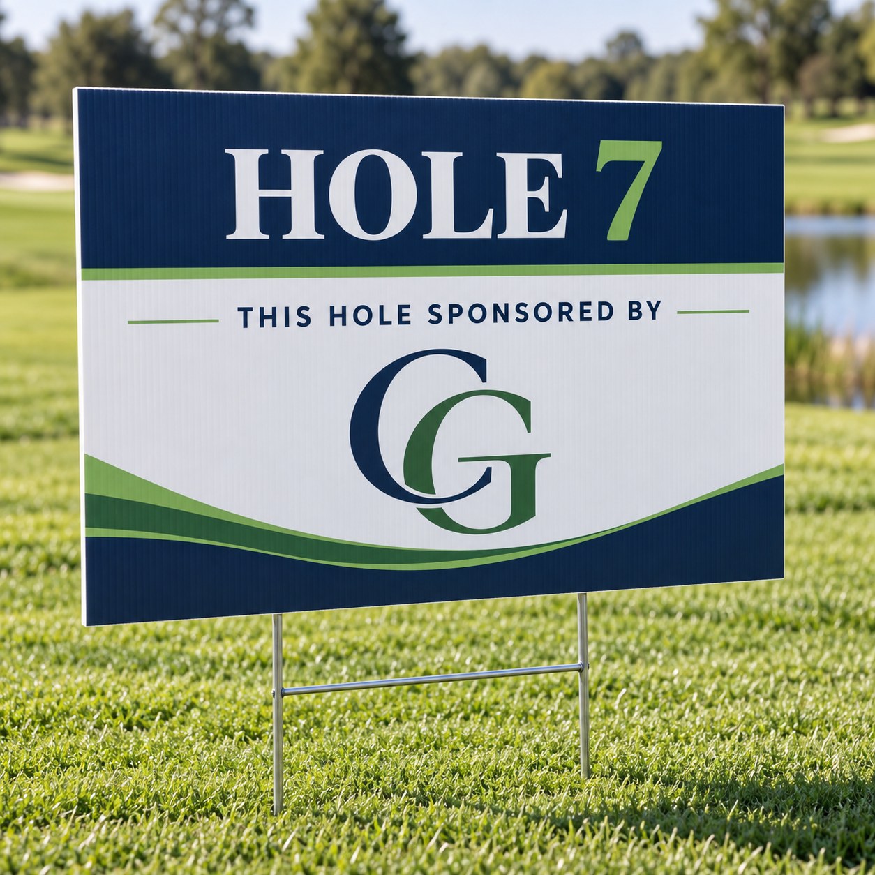 Custom Golf Hole Sponsor & Tournament Signs