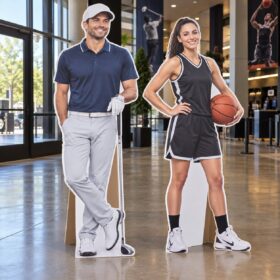 Custom Life-Size Athlete & Mascot Standees — image 1