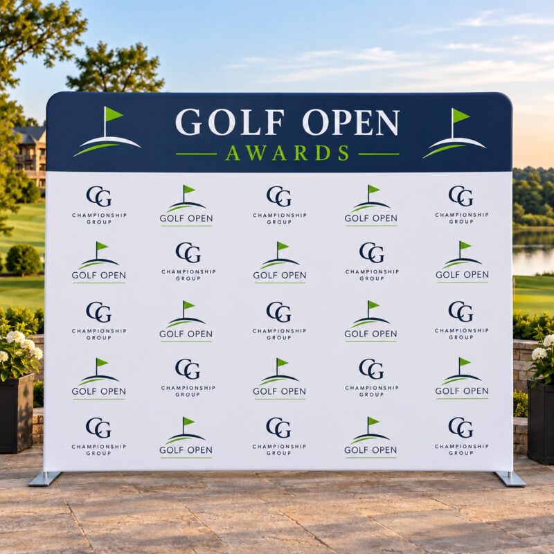 Custom Sports Awards Tension Fabric Backwalls