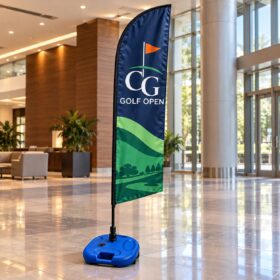 Custom Golf & Sports Event Feather Flags — image 2