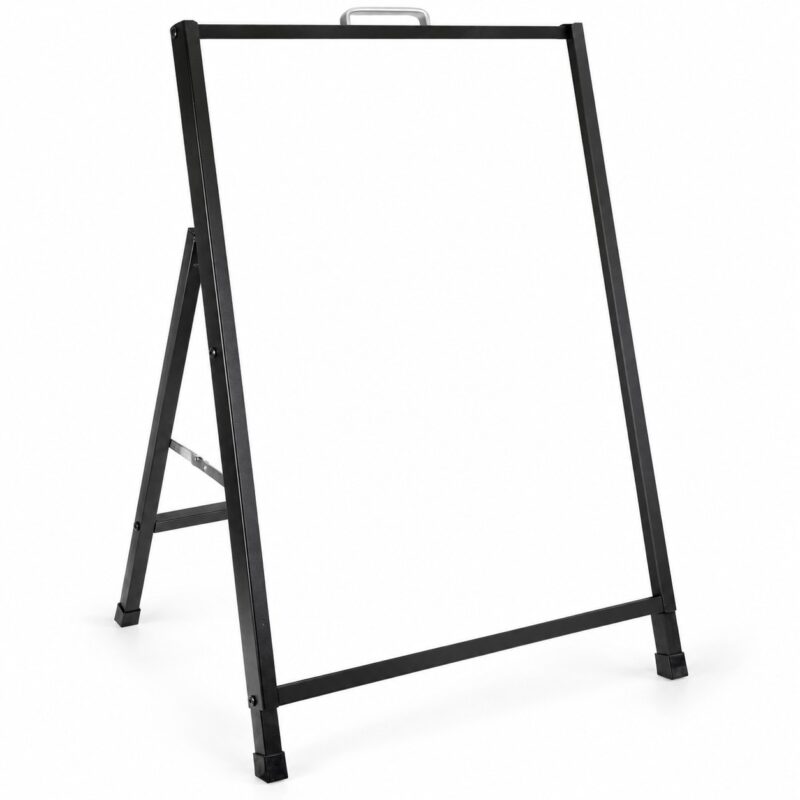 24 x 36 Inch Single-Sided Metal A-Frame Stand - Frame Only