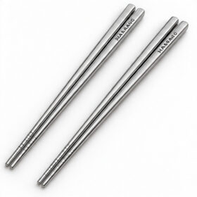 Personalized Stainless Steel Chopsticks — image 1
