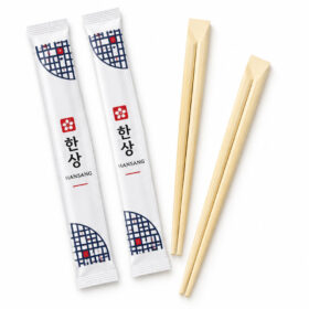 Tensoge Bamboo Chopsticks with Custom Sleeves — image 1